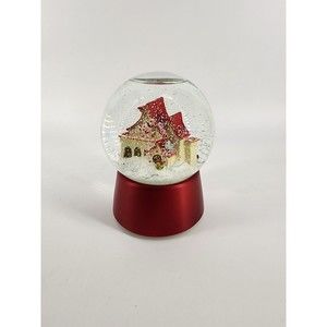 Nordstrom Holiday Christmas Snow Globe 2009  House That Lights Up With Birds